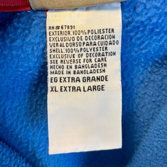 Vintage Kansas Jayhawks Heisman by Reebok Fleece Quarter Zip Sweatshirt KU NCAA - Picture 4 of 5